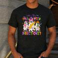 Halloween Floral Ghost Teacher Are You Falloween Directions Men's Casual T-Shirt Dark Grey Halloween Floral Ghost Teacher Are You Falloween Directions Men's Casual T-Shirt Dark Grey