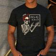 Halloween Math Teacher Skeleton Six Seven Meme Brainrot Men's Casual T-Shirt Dark Grey Halloween Math Teacher Skeleton Six Seven Meme Brainrot Men's Casual T-Shirt Dark Grey