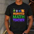Halloween Monster Math Teacher Men Women Men's Casual T-Shirt Dark Grey Halloween Monster Math Teacher Men Women Men's Casual T-Shirt Dark Grey