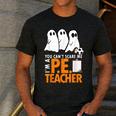 Halloween PE Teacher Shirt Can't Scare Me Men's Casual T-Shirt Dark Grey Halloween PE Teacher Shirt Can't Scare Me Men's Casual T-Shirt Dark Grey