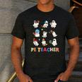 Halloween PE Teacher Spooky Physical Education Teacher Men's Casual T-Shirt Dark Grey
