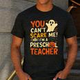 Halloween Preschool Teacher You Can't Scare Me Im A Teacher Men's Casual T-Shirt Dark Grey Halloween Preschool Teacher You Can't Scare Me Im A Teacher Men's Casual T-Shirt Dark Grey