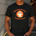 Halloween Teacher Crew Spooky Season Retro Ghost Men's Casual T-Shirt Dark Grey Halloween Teacher Crew Spooky Season Retro Ghost Men's Casual T-Shirt Dark Grey
