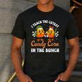 Halloween Teacher Cutest Candy Corn Groovy Spooky Teachers Men's Casual T-Shirt Dark Grey Halloween Teacher Cutest Candy Corn Groovy Spooky Teachers Men's Casual T-Shirt Dark Grey