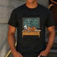 Halloween Teacher I'Ll Just Wait Until It's Quiet Men's Casual T-Shirt Dark Grey Halloween Teacher I'Ll Just Wait Until It's Quiet Men's Casual T-Shirt Dark Grey