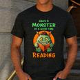 Halloween Teacher Librarian Monster Reading Books Men Women Kids Men's Casual T-Shirt Dark Grey Halloween Teacher Librarian Monster Reading Books Men Women Kids Men's Casual T-Shirt Dark Grey