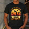 Halloween Teacher Shirt All Teachers Love Brains Halloween Men Women Men's Casual T-Shirt Dark Grey Halloween Teacher Shirt All Teachers Love Brains Halloween Men Women Men's Casual T-Shirt Dark Grey