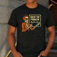 Halloween Teacher Six Seven Meme 6 7 Skeleton Spooky Costume Men's Casual T-Shirt Dark Grey Halloween Teacher Six Seven Meme 6 7 Skeleton Spooky Costume Men's Casual T-Shirt Dark Grey