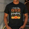 Halloween Teacher I Teach The Cutest Pumpkins In The Patch Men's Casual T-Shirt Dark Grey Halloween Teacher I Teach The Cutest Pumpkins In The Patch Men's Casual T-Shirt Dark Grey