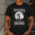 Halloween Teacher Tshirts Zombie Teachers Love Brains Men's Casual T-Shirt Dark Grey Halloween Teacher Tshirts Zombie Teachers Love Brains Men's Casual T-Shirt Dark Grey
