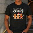 Hangin With My Cookies Gingerbread Christmas Teacher Men's Casual T-Shirt Dark Grey Hangin With My Cookies Gingerbread Christmas Teacher Men's Casual T-Shirt Dark Grey