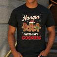 Hangin With My Cookies Gingerbread Man Xmas Teacher Men's Casual T-Shirt Dark Grey Hangin With My Cookies Gingerbread Man Xmas Teacher Men's Casual T-Shirt Dark Grey