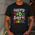 Happy 100th Day Of School 100 Days Of School Teacher Student Men's Casual T-Shirt Dark Grey