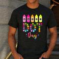 Happy Dot Day 2025 Teacher Kids Girls Colorful Polka Dot Day Men's Casual T-Shirt Dark Grey Happy Dot Day 2025 Teacher Kids Girls Colorful Polka Dot Day Men's Casual T-Shirt Dark Grey