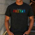 Happy Fri Yay Teacher Friday Men's Casual T-Shirt Dark Grey Happy Fri Yay Teacher Friday Men's Casual T-Shirt Dark Grey