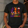 Happy Hallothanksmas Halloween Thanksgiving Pencils Teachers Men's Casual T-Shirt Dark Grey Happy Hallothanksmas Halloween Thanksgiving Pencils Teachers Men's Casual T-Shirt Dark Grey