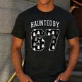 Haunted By 6 7 67 Six Seven Halloween Teacher Mom Men's Casual T-Shirt Dark Grey Haunted By 6 7 67 Six Seven Halloween Teacher Mom Men's Casual T-Shirt Dark Grey