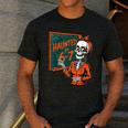 Haunted By 6-7 Six Seven 67 Math Teacher Halloween Skeleton Men's Casual T-Shirt Dark Grey