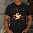Haunted By 67 Teacher Ghost Pumpkin Halloween Costum Men's Casual T-Shirt Dark Grey Haunted By 67 Teacher Ghost Pumpkin Halloween Costum Men's Casual T-Shirt Dark Grey