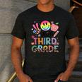 Hello 3rd Grade Boy Girl Teacher Back To School 3rd Grade Men's Casual T-Shirt Dark Grey Hello 3rd Grade Boy Girl Teacher Back To School 3rd Grade Men's Casual T-Shirt Dark Grey