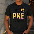Hello Pre-K Preschool Back To School First Day Teacher Kids Men's Casual T-Shirt Dark Grey Hello Pre-K Preschool Back To School First Day Teacher Kids Men's Casual T-Shirt Dark Grey