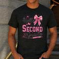 Hello Second Grade First Day Of School Coquette Teacher Girl Men's Casual T-Shirt Dark Grey Hello Second Grade First Day Of School Coquette Teacher Girl Men's Casual T-Shirt Dark Grey