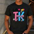 Hello TK Transitional Kindergarten Back To School Teacher Men's Casual T-Shirt Dark Grey Hello TK Transitional Kindergarten Back To School Teacher Men's Casual T-Shirt Dark Grey