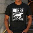 Horse Riding Teacher Rider Lover Equestrian Men Women Kids Men's Casual T-Shirt Dark Grey