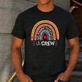 IA Crew Instructional Assistant Rainbow Teachers Aide Men's Casual T-Shirt Dark Grey IA Crew Instructional Assistant Rainbow Teachers Aide Men's Casual T-Shirt Dark Grey