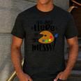 I'm Just Here To Get Messy Art Teacher Artist Painting Men's Casual T-Shirt Dark Grey