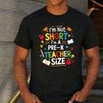 I'm Not Short I'm A Pre-K Teacher Size Back To School Men's Casual T-Shirt Dark Grey I'm Not Short I'm A Pre-K Teacher Size Back To School Men's Casual T-Shirt Dark Grey