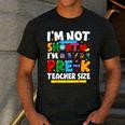 I'm Not Short I'm Pre-K Teacher Size Back To School Teacher Men's Casual T-Shirt Dark Grey I'm Not Short I'm Pre-K Teacher Size Back To School Teacher Men's Casual T-Shirt Dark Grey