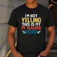 I'm Not Yelling This Is My PE Teacher Voice Men's Casual T-Shirt Dark Grey I'm Not Yelling This Is My PE Teacher Voice Men's Casual T-Shirt Dark Grey