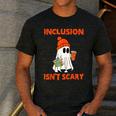 Inclusion Isn't Scary Shirt Halloween SLP Sped Teacher Men's Casual T-Shirt Dark Grey Inclusion Isn't Scary Shirt Halloween SLP Sped Teacher Men's Casual T-Shirt Dark Grey