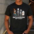 Inclusion Isn't Scary SLP Halloween Costume Sped Teacher Men's Casual T-Shirt Dark Grey Inclusion Isn't Scary SLP Halloween Costume Sped Teacher Men's Casual T-Shirt Dark Grey