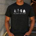 Inclusion Isn't Scary Slp Halloween Sped Teacher Ghost Mummy Men's Casual T-Shirt Dark Grey