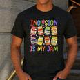 Inclusion Is My Jam SPED Teacher Special Education Teacher Men's Casual T-Shirt Dark Grey Inclusion Is My Jam SPED Teacher Special Education Teacher Men's Casual T-Shirt Dark Grey