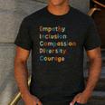 Inclusive Teacher Diversity Inclusion Empathy Teacher Team Men's Casual T-Shirt Dark Grey Inclusive Teacher Diversity Inclusion Empathy Teacher Team Men's Casual T-Shirt Dark Grey