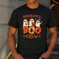 Insurance Boo Crew Halloween Spooky Costume Teacher Men's Casual T-Shirt Dark Grey Insurance Boo Crew Halloween Spooky Costume Teacher Men's Casual T-Shirt Dark Grey