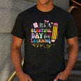 It's Beautiful Day For Learning Teacher Students Girls Boys Men's Casual T-Shirt Dark Grey