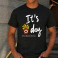 It's Fry Day Teacher Life Men's Casual T-Shirt Dark Grey It's Fry Day Teacher Life Men's Casual T-Shirt Dark Grey