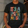 It's A Good Day To Make Music Musician Band Music Teacher Men's Casual T-Shirt Dark Grey It's A Good Day To Make Music Musician Band Music Teacher Men's Casual T-Shirt Dark Grey