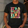 It's A Good Day To Teach Tiny Humans Teacher Teaching Men's Casual T-Shirt Dark Grey