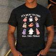 It’s Okay To Feel All The Feels Special Ed Teacher Halloween Men's Casual T-Shirt Dark Grey It’s Okay To Feel All The Feels Special Ed Teacher Halloween Men's Casual T-Shirt Dark Grey