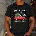 Jolliest Bunch Of Teachers This Side Of The Hallway Xmas PJ Men's Casual T-Shirt Dark Grey