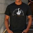 Just A Silly Goose Teaching Math Teacher Back To School Men's Casual T-Shirt Dark Grey