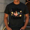 Just a Teacher Who Loves Chickens Chicken Farm Animal Lover Men's Casual T-Shirt Dark Grey Just a Teacher Who Loves Chickens Chicken Farm Animal Lover Men's Casual T-Shirt Dark Grey