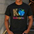 K Is For Kindergarten Teacher Tie Dye Back To School Kinder For Men Women Girls Kids Men's Casual T-Shirt Dark Grey