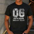 Kids Hello Sixth Back To School 6th Grade Dream Team Teacher Men's Casual T-Shirt Dark Grey Kids Hello Sixth Back To School 6th Grade Dream Team Teacher Men's Casual T-Shirt Dark Grey