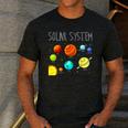 Kids Solar Systems Cute Planets Space Science Teacher School Men's Casual T-Shirt Dark Grey Kids Solar Systems Cute Planets Space Science Teacher School Men's Casual T-Shirt Dark Grey
